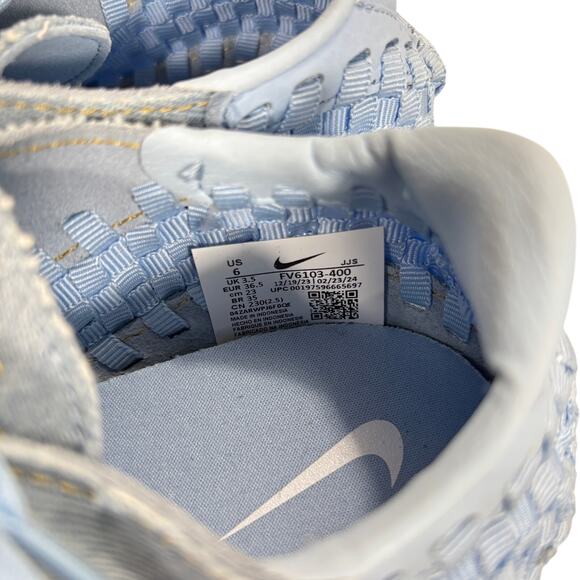 Nike Air Footscape Woven Denim "Light Blue" Women's Casual Sneakers Size 6 - Picture 9 of 9